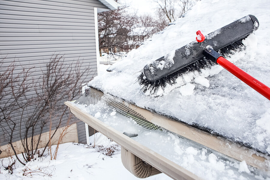 roof raking services in minneapolis, minnesota suburbs
